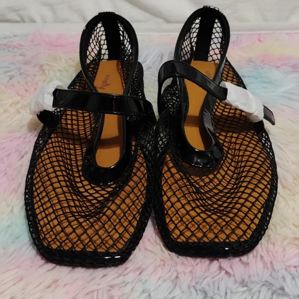 (#12) SALE! Vivianly Back Mesh Women's Ballet Shoes Sz.11